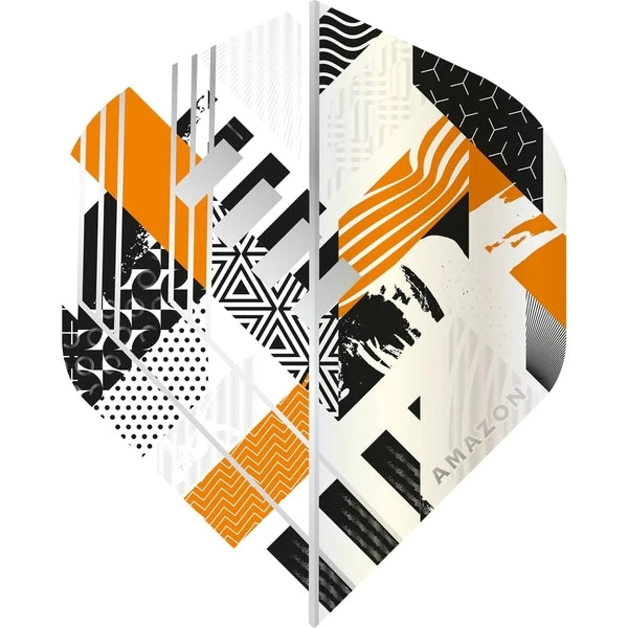 فلایت آمازون مدل ABSTRACT WHITE - رنگ نارنجی