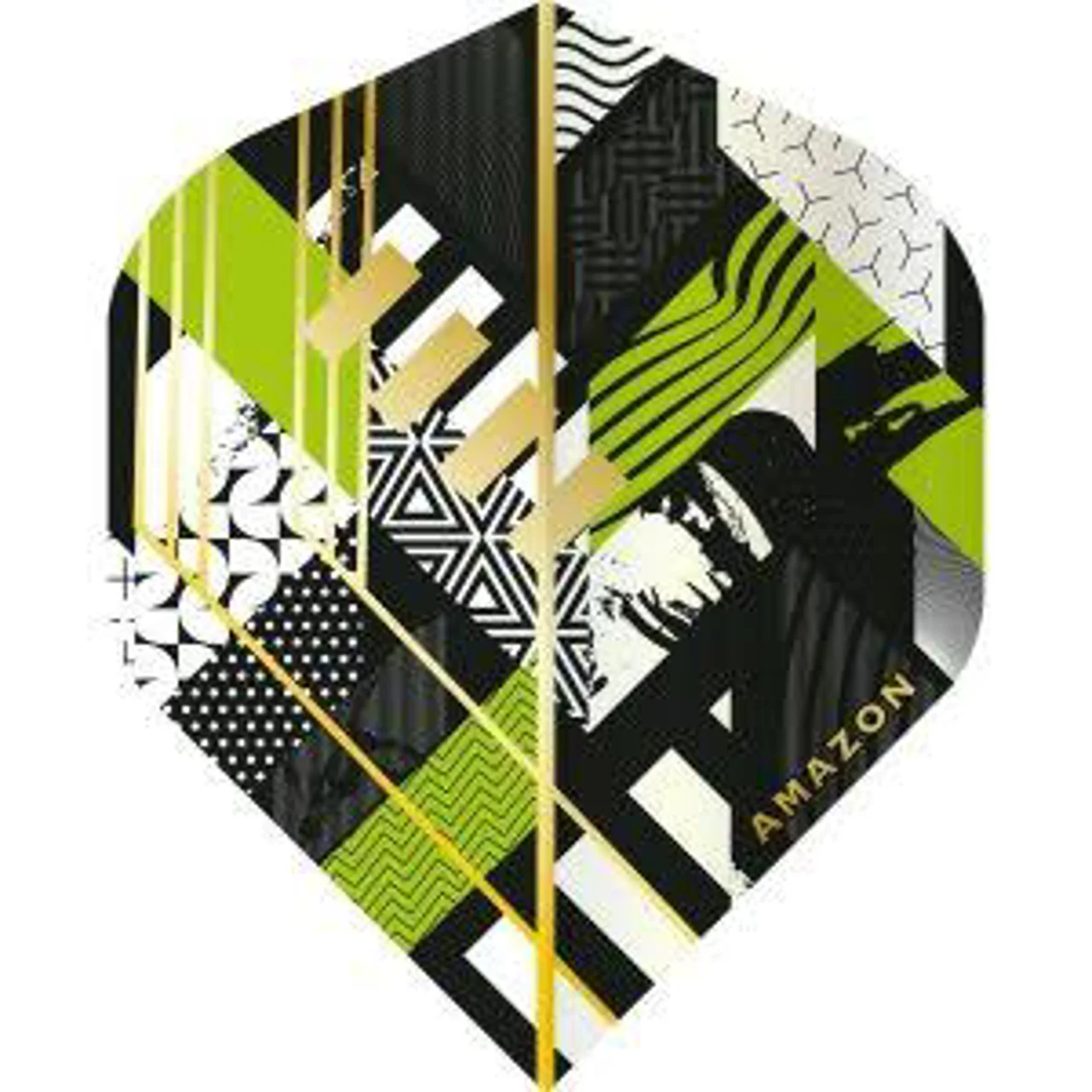 فلایت آمازون مدل ABSTRACT WHITE - رنگ سبز